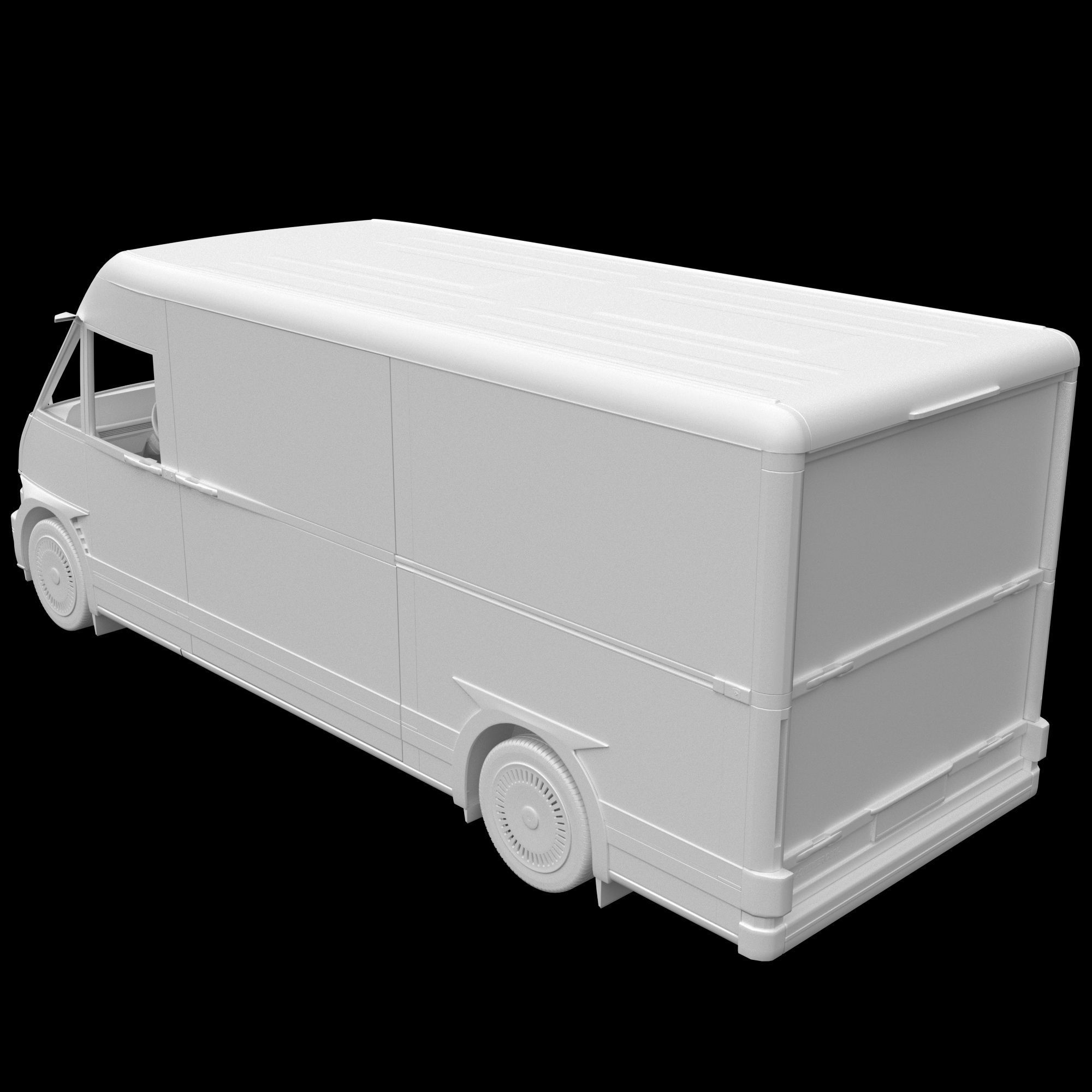 EV Van Prototype 1 3D model_13