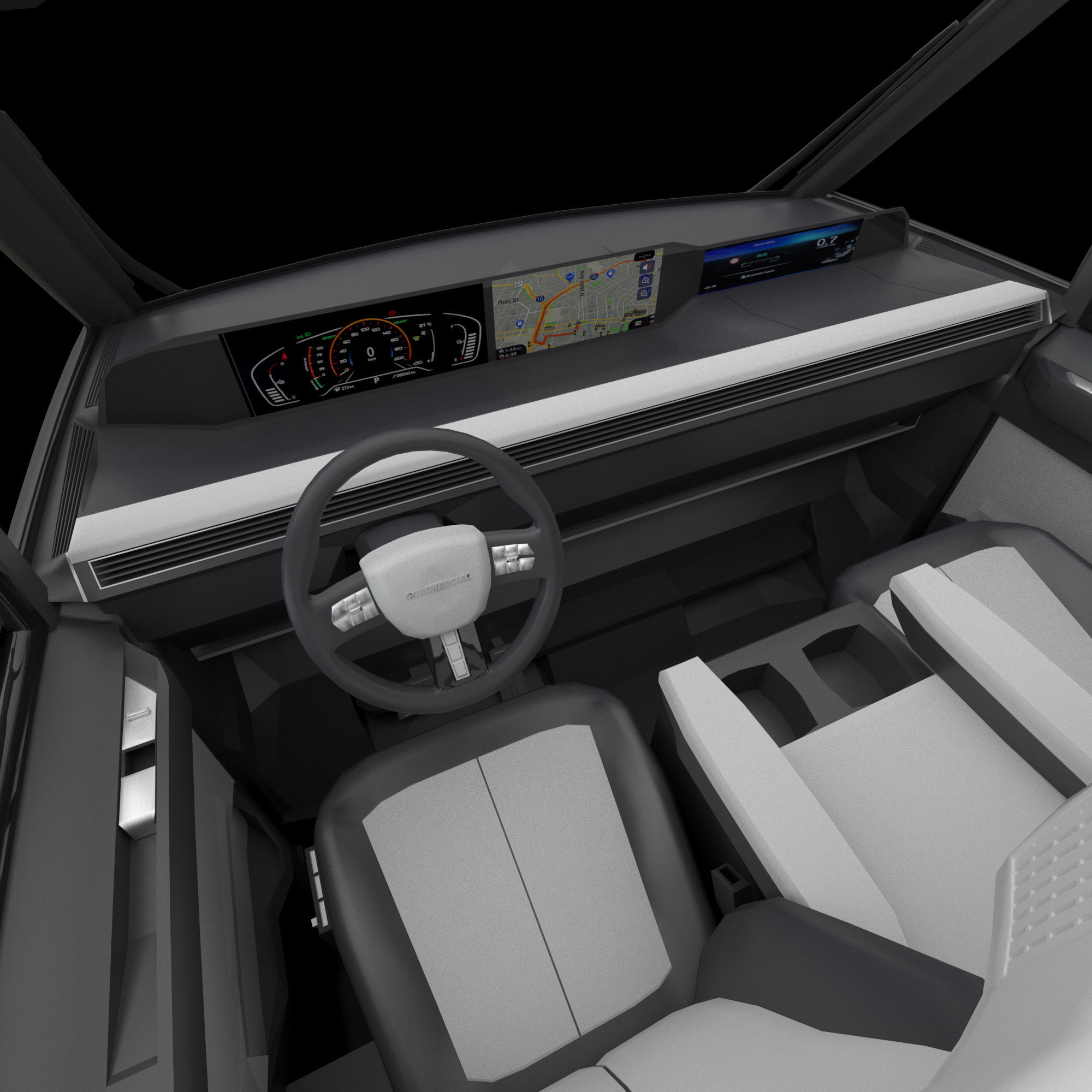 EV Van Prototype 1 3D model_21