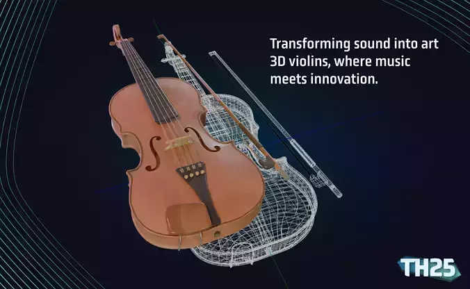 3d violin