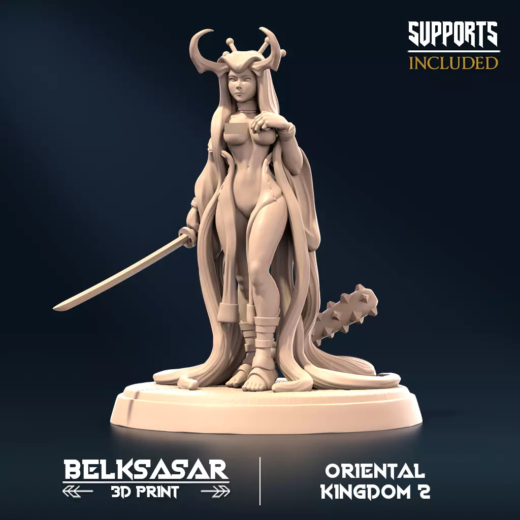 Twilightshine Female Oni A Nude 3D print model_0