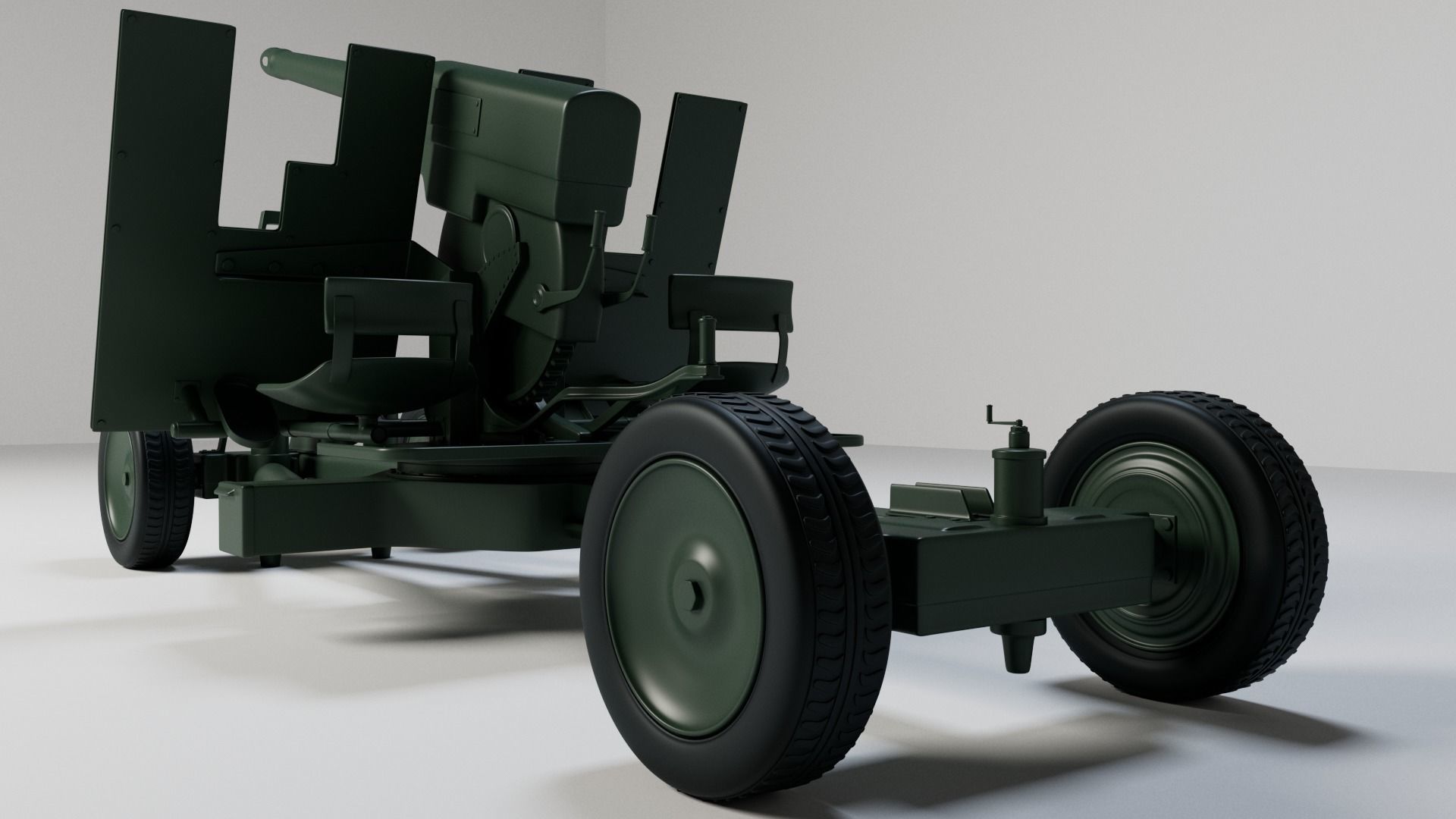 Cannon 3D model_14