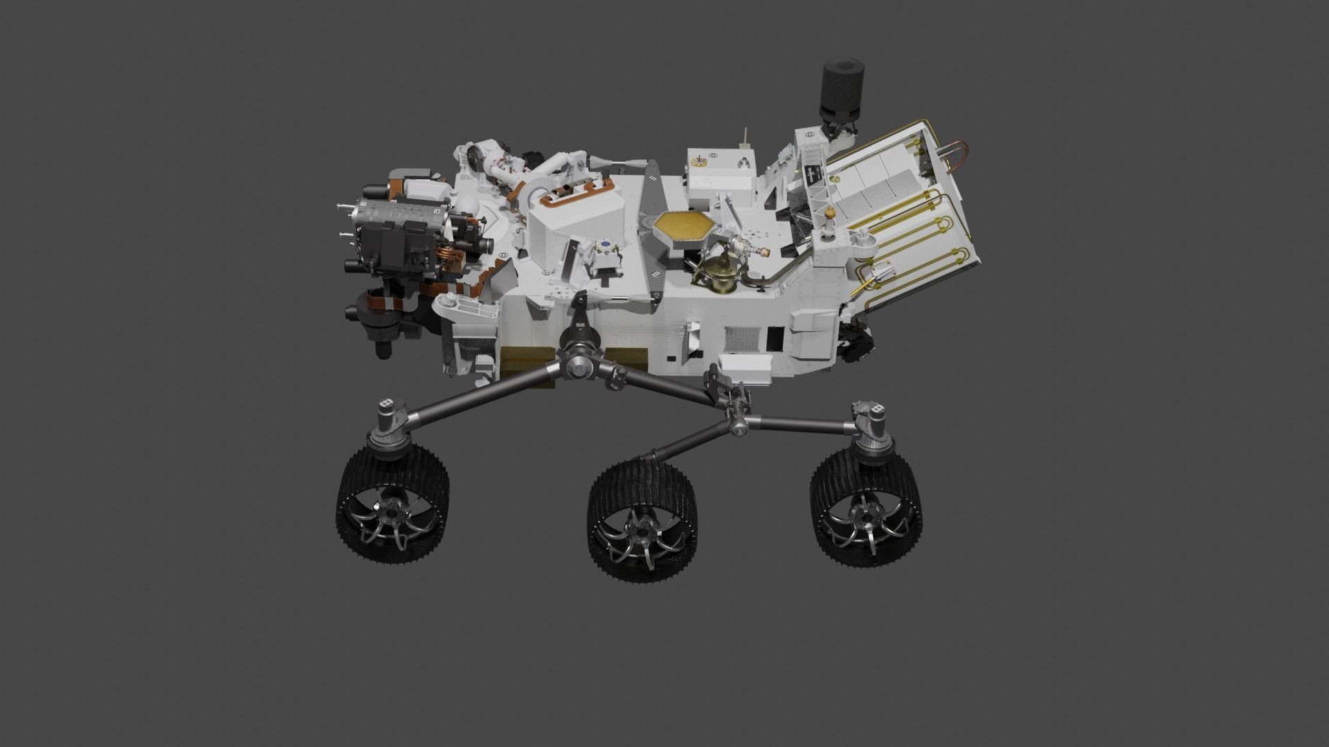 Space Drone 3D model_4