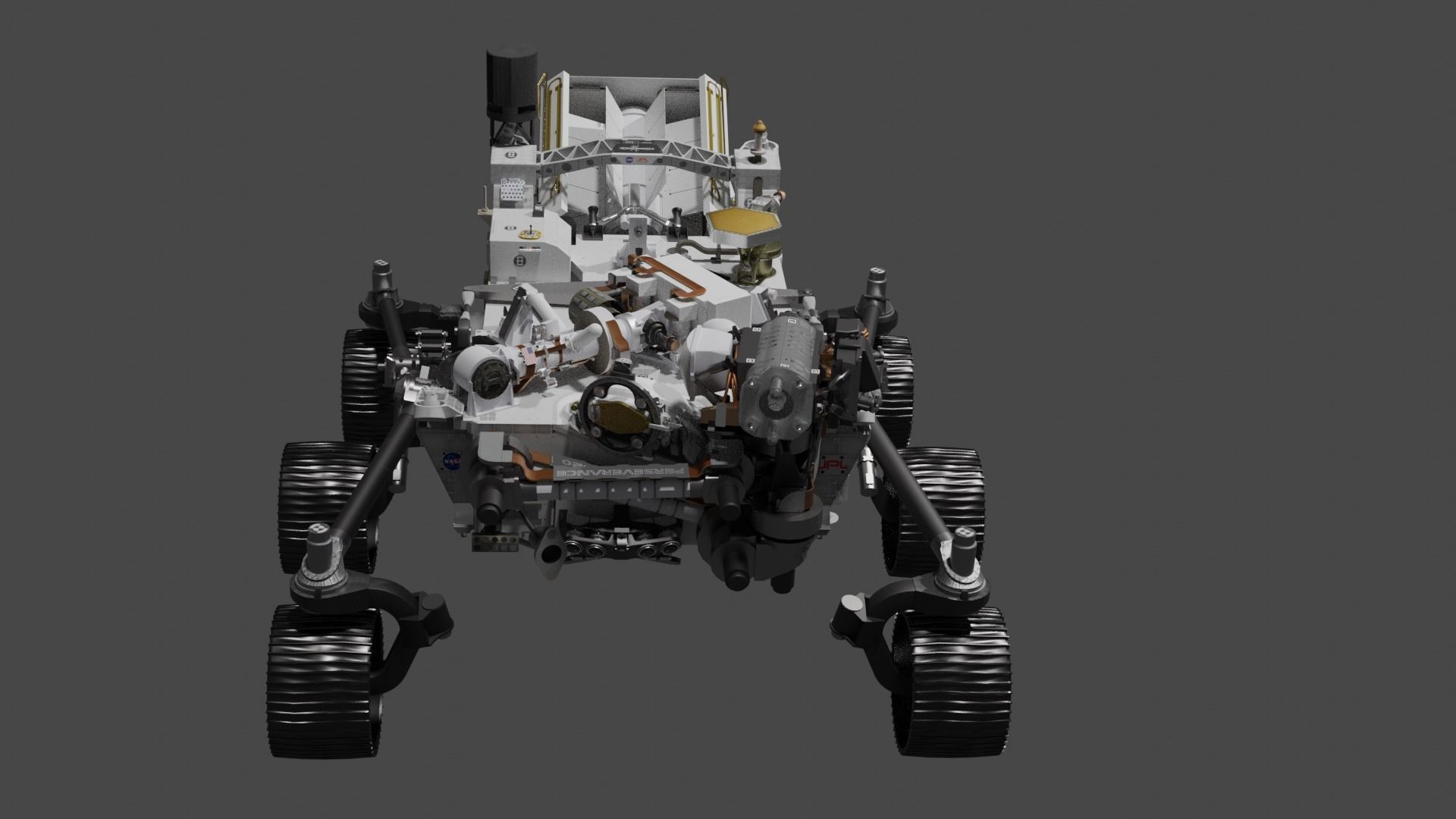 Space Drone 3D model_2