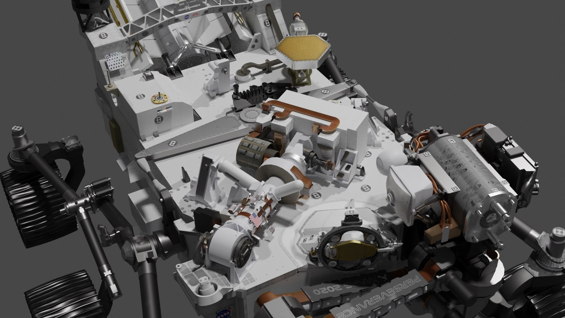 Space Drone 3D model_7