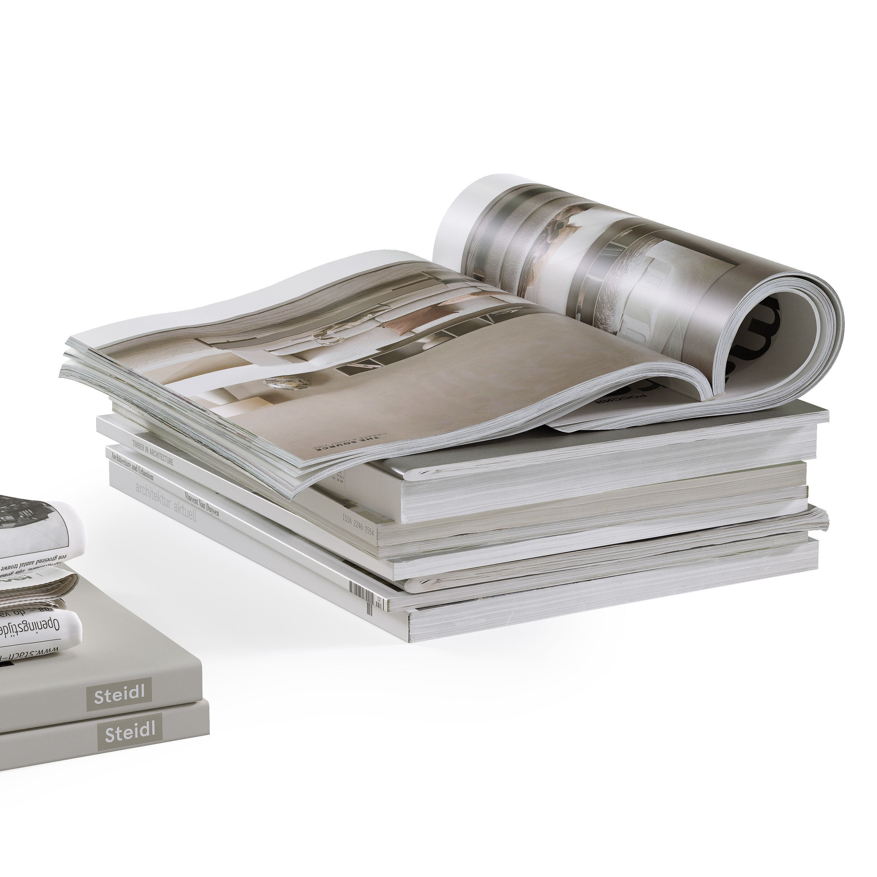 Coffee Table Books 3 3D model_1