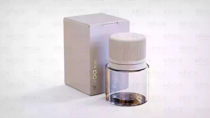 Cosmetic bottle-jar - Bodo series - Screw cap-lid - CR-02 - 5ml