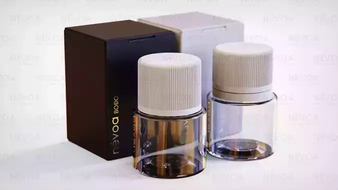 Cosmetic bottle-jar - Bodo series - CR-01 and CR-02 - 5ml