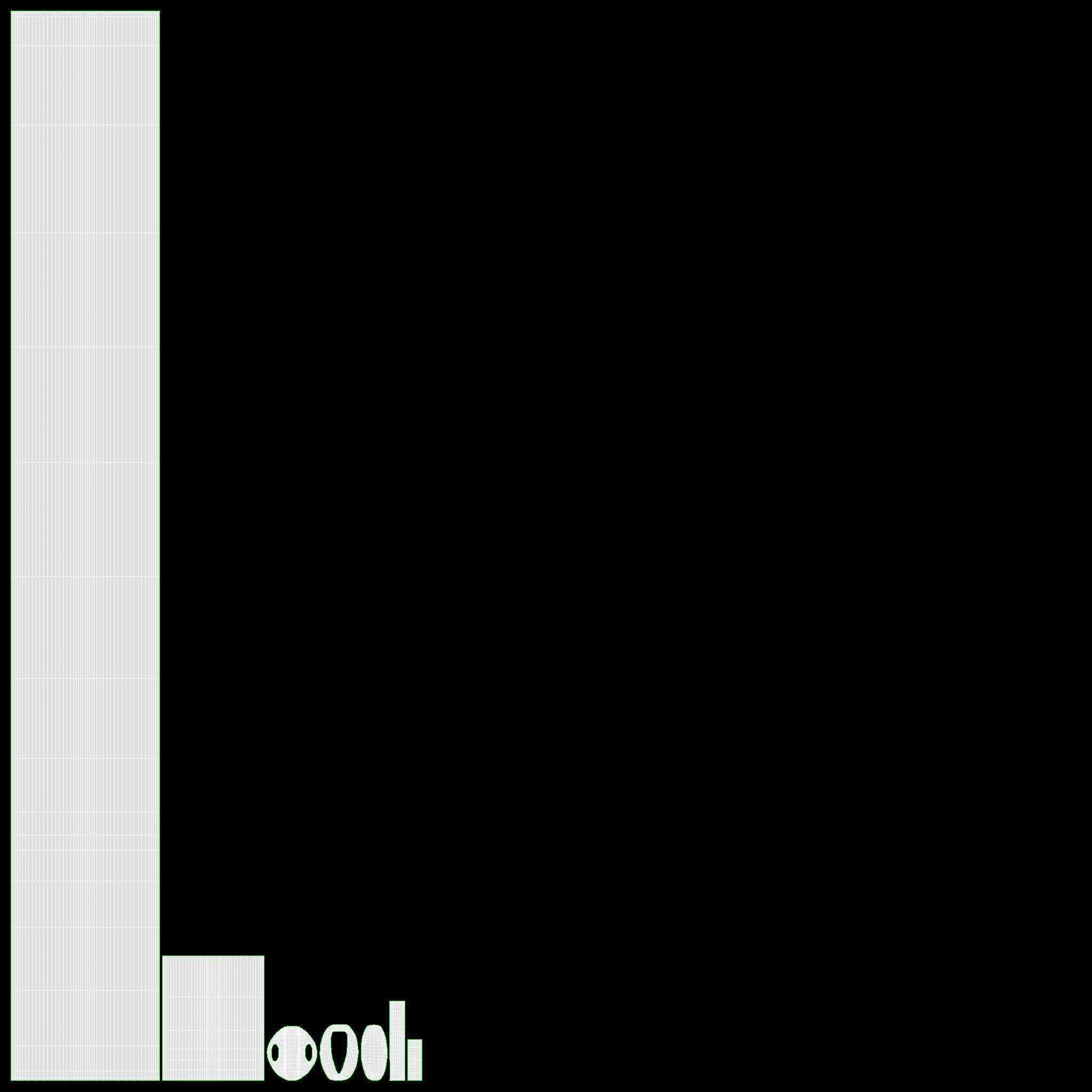 Japanese sword Katana on a small stand 3D model_12