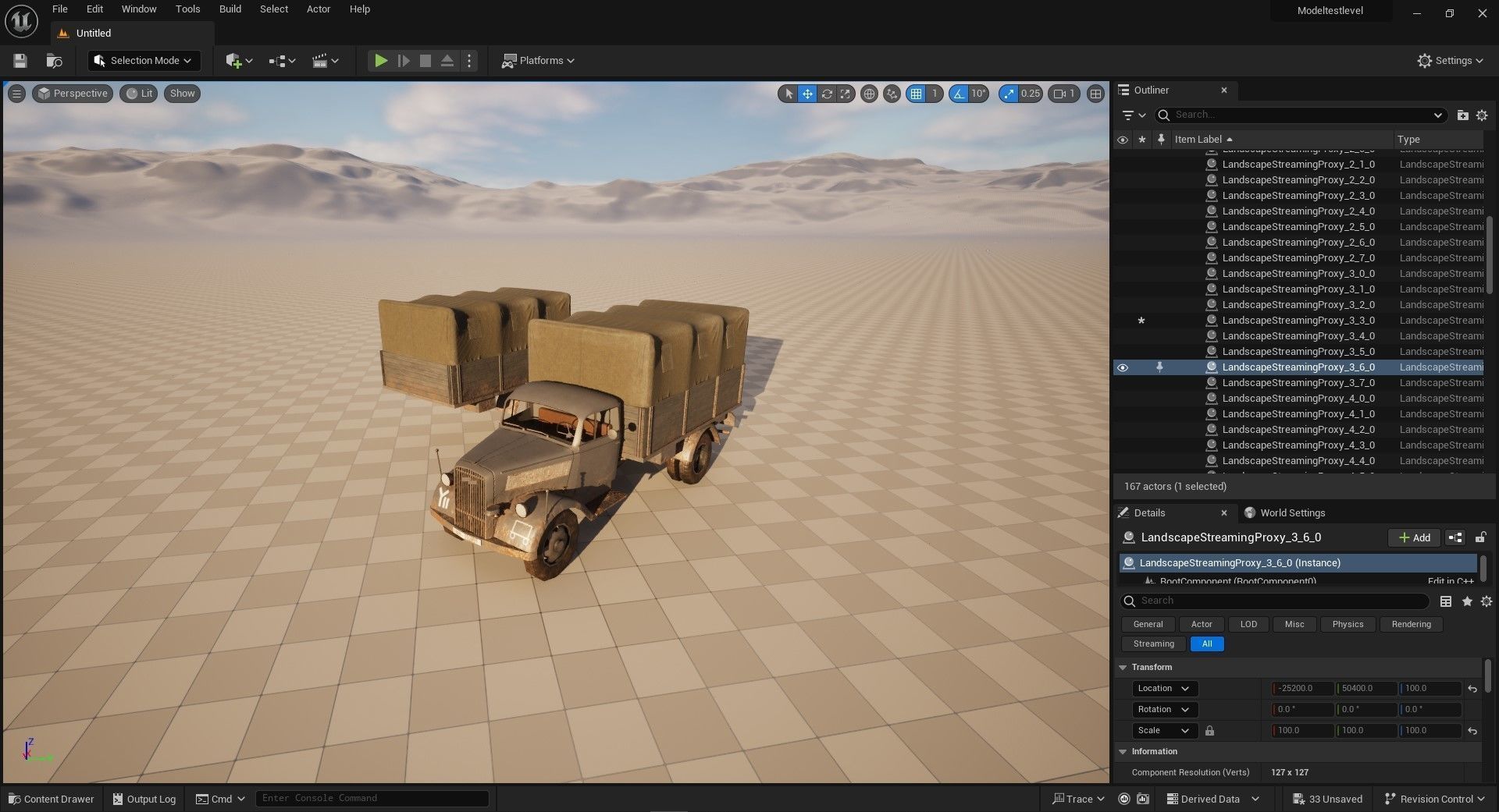 SD KFZ 305 - Opel Blitz  4x2  3 ton Utility truck Low-poly 3D model_9