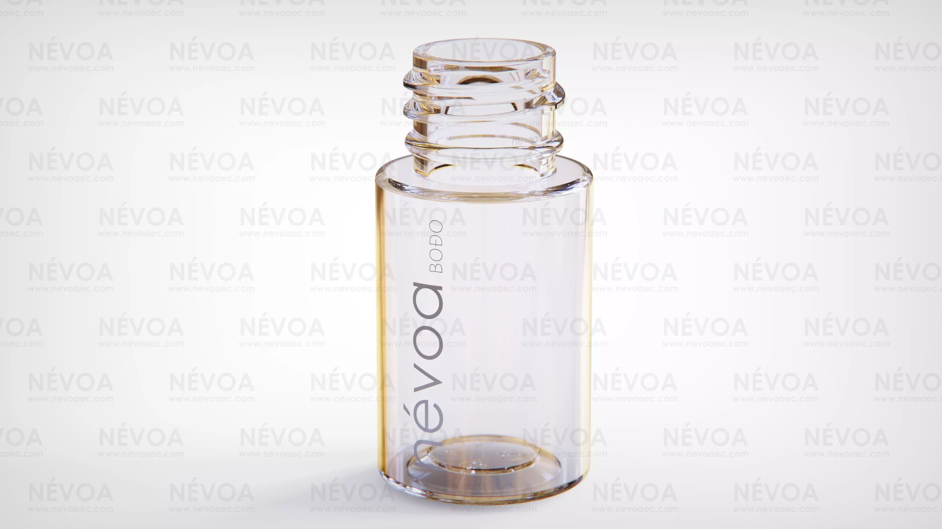 Cosmetic bottle-jar - Bodo series - SP 410-18 - 10 ml 3D model_0