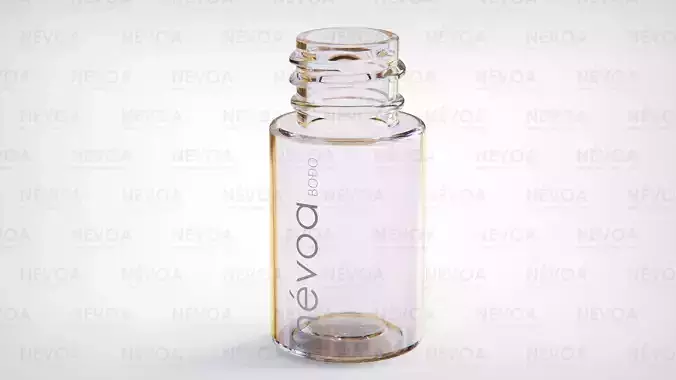 Cosmetic bottle-jar - Bodo series - SP 410-18 - 10 ml