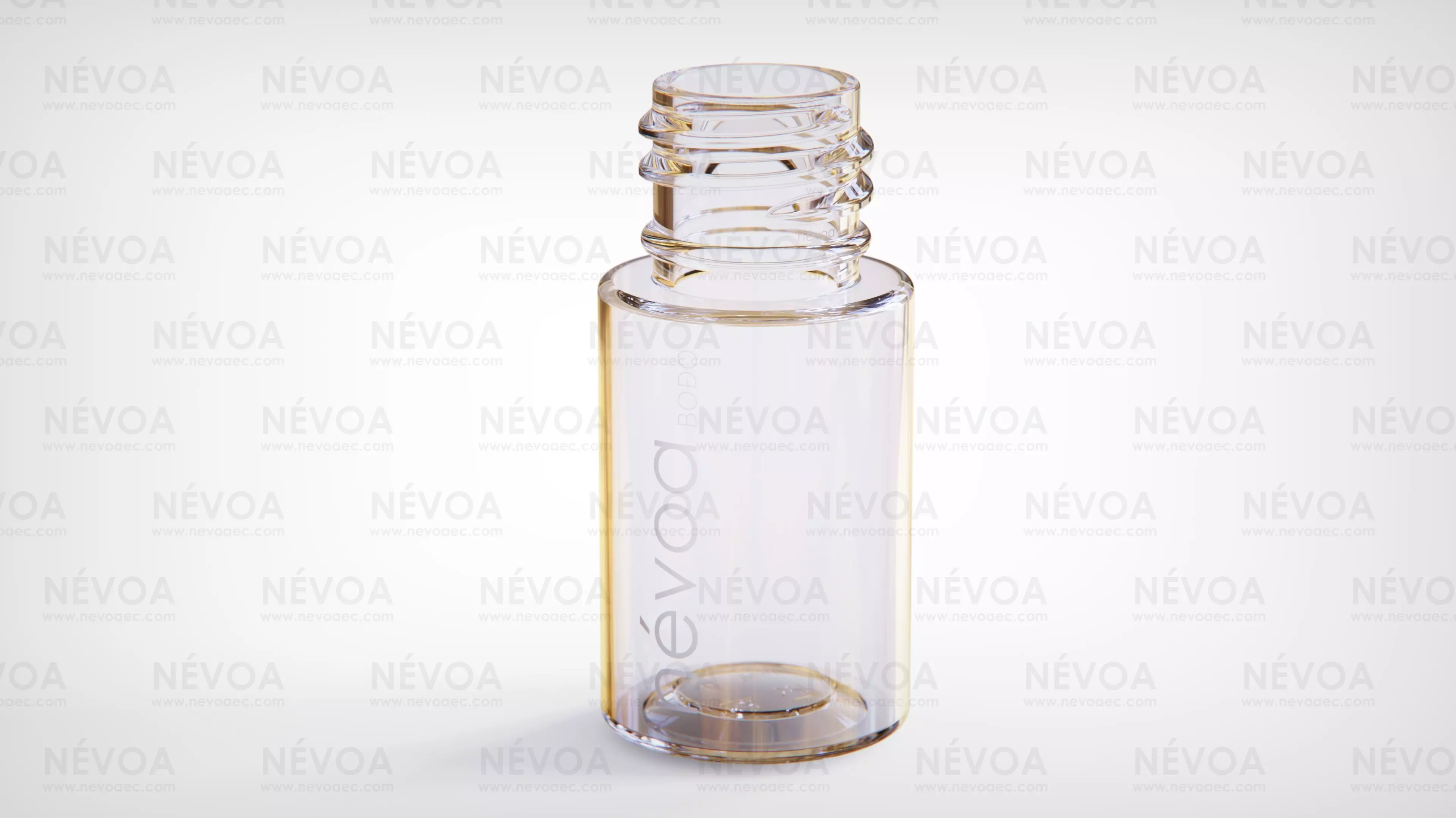 Cosmetic bottle-jar - Bodo series - SP 415-18 - 10 ml 3D model_0