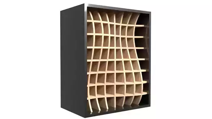 Parametric Shelves and Storage System Interlocking