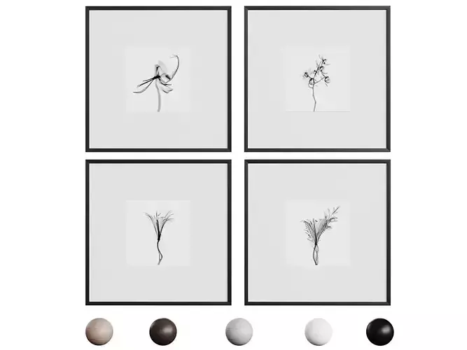 Picture Frame Set  4