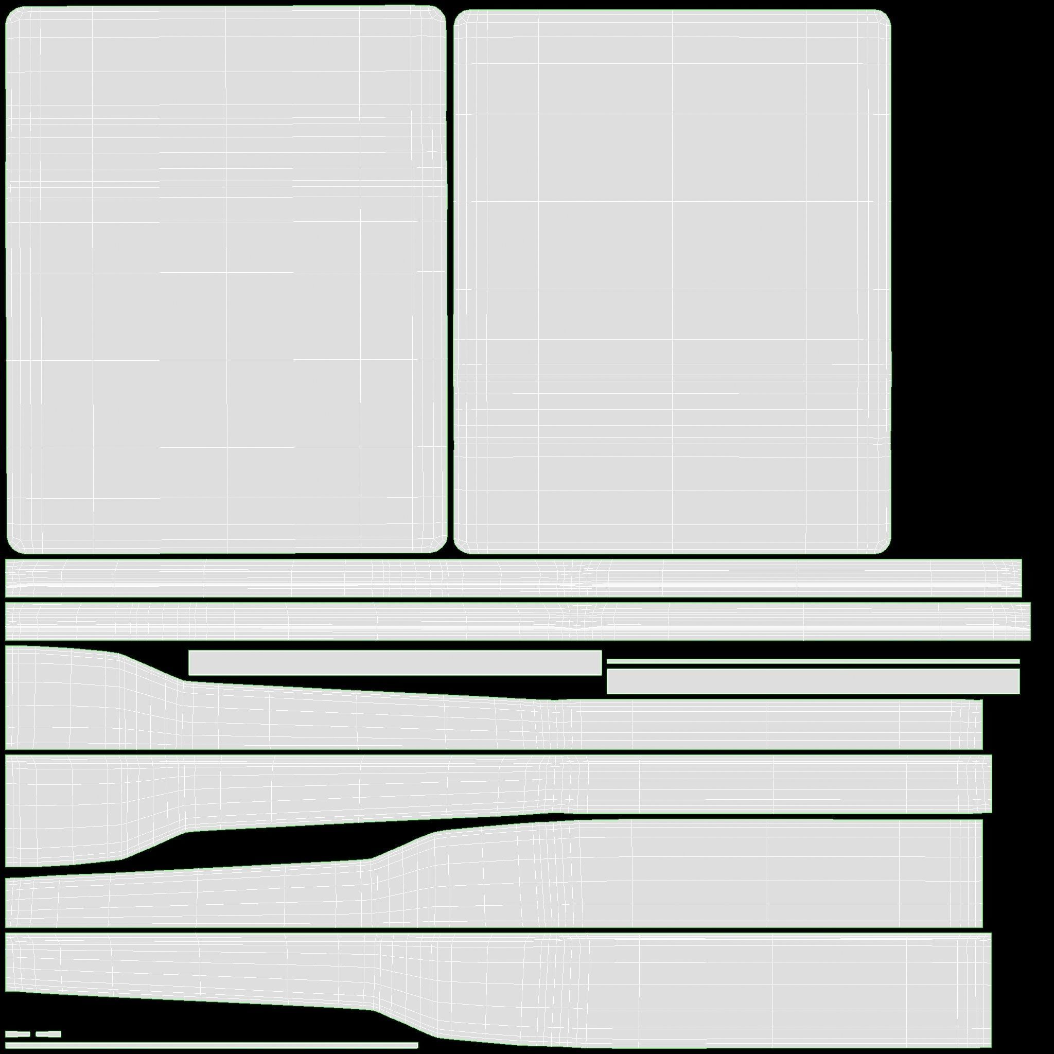 Paint roller with tray 01 3D model_10