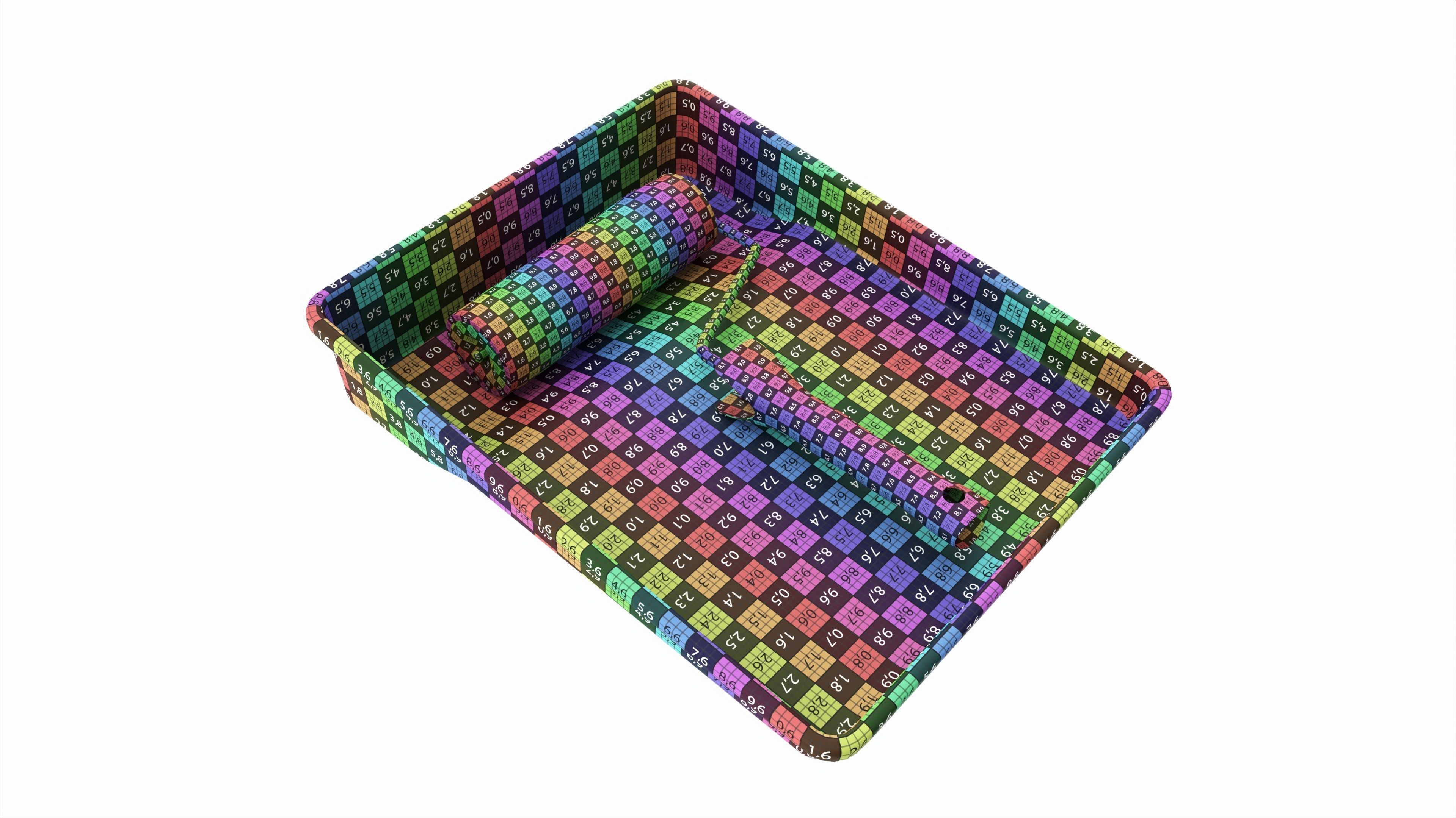 Paint roller with tray 01 3D model_6