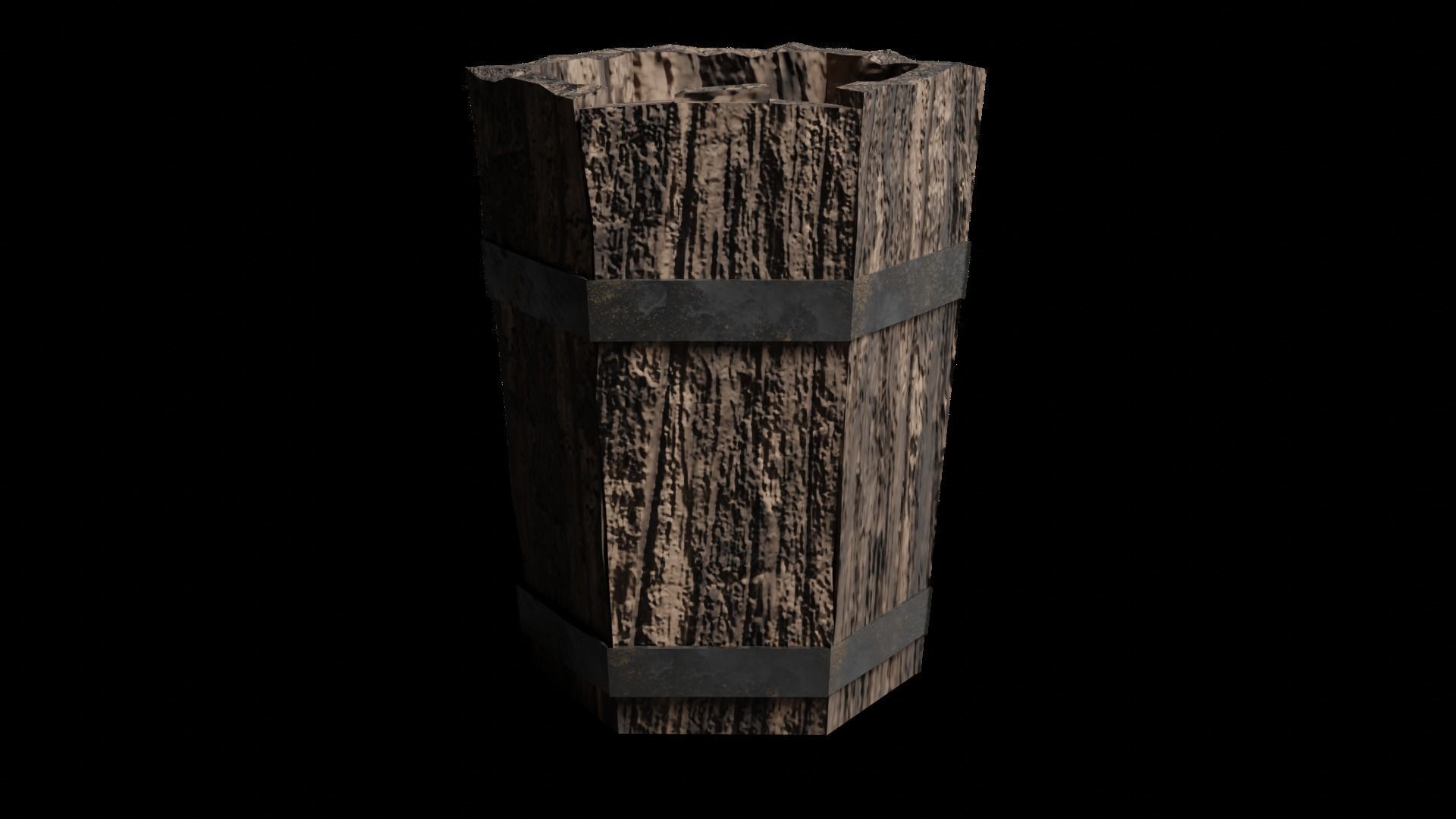 Bucket and Baskets Collection 1 3D model_5