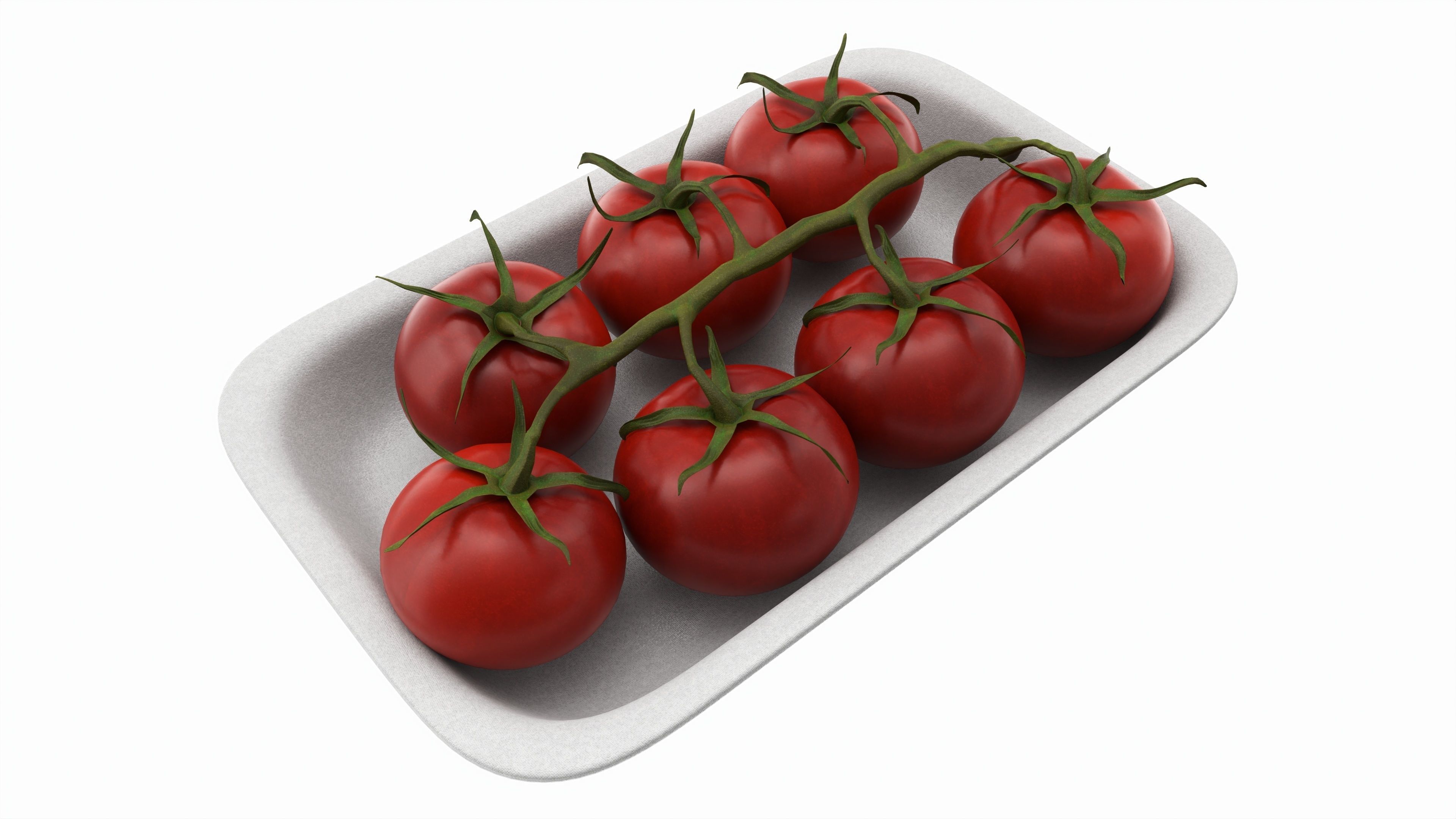 Tomatoes with tray 01 3D model_1