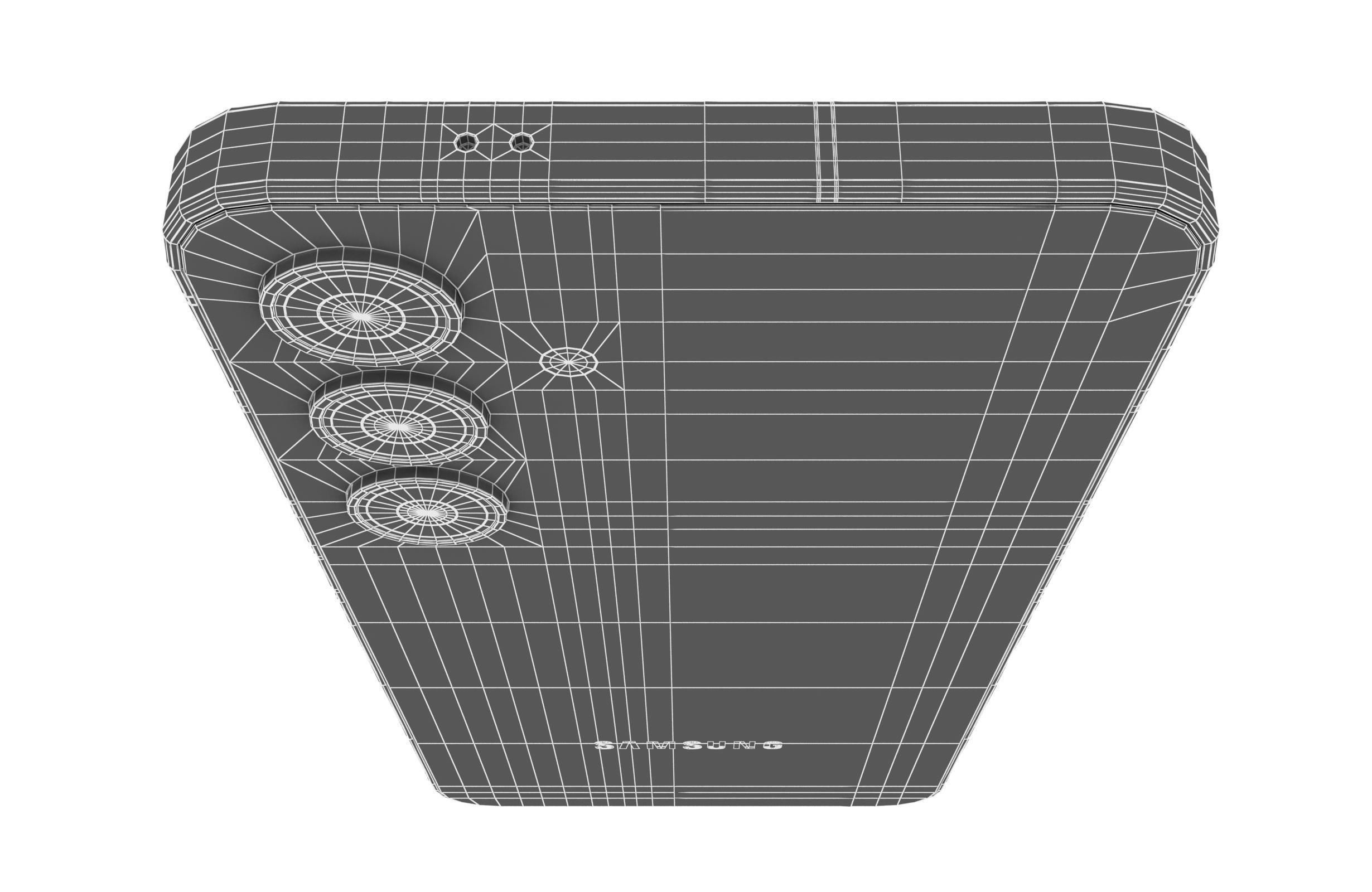 Samsung Galaxy S24 Gold 3D model_22