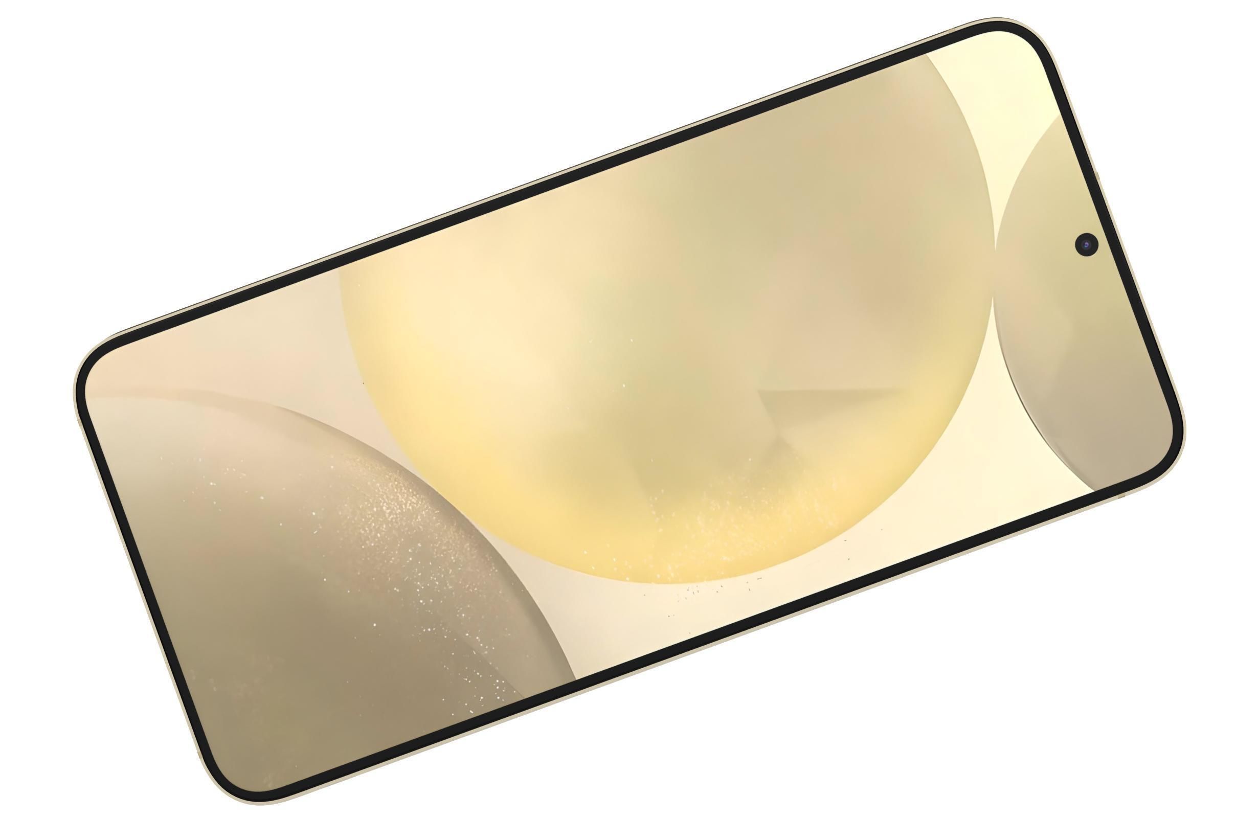 Samsung Galaxy S24 Gold 3D model_8