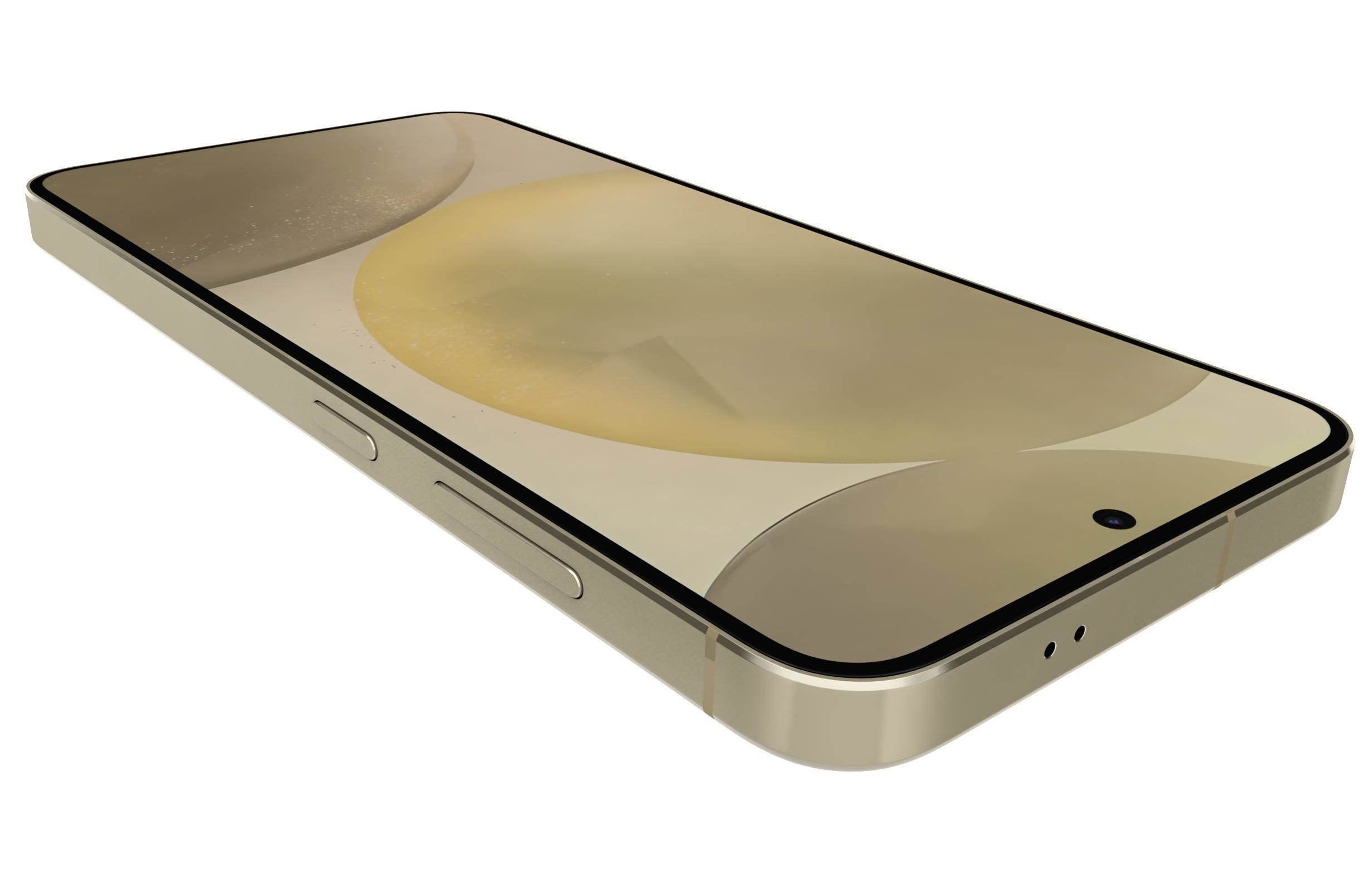 Samsung Galaxy S24 Gold 3D model_15