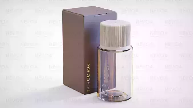 Cosmetic bottle-jar - Bodo series - CR-01 - SP 415-18 - 10 ml 3D model