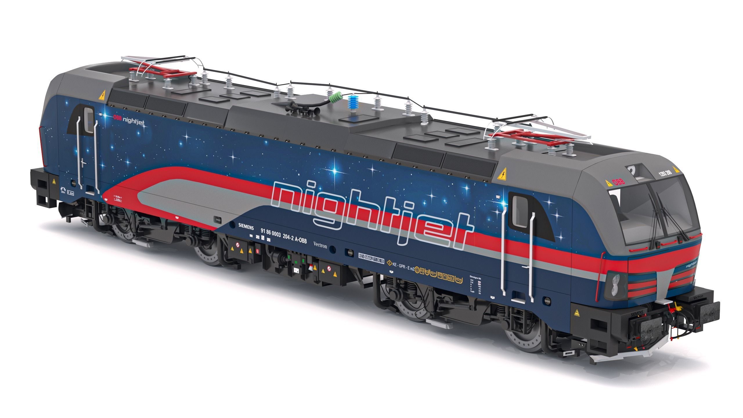 Siemens Vectron Nightjet 3D model_2