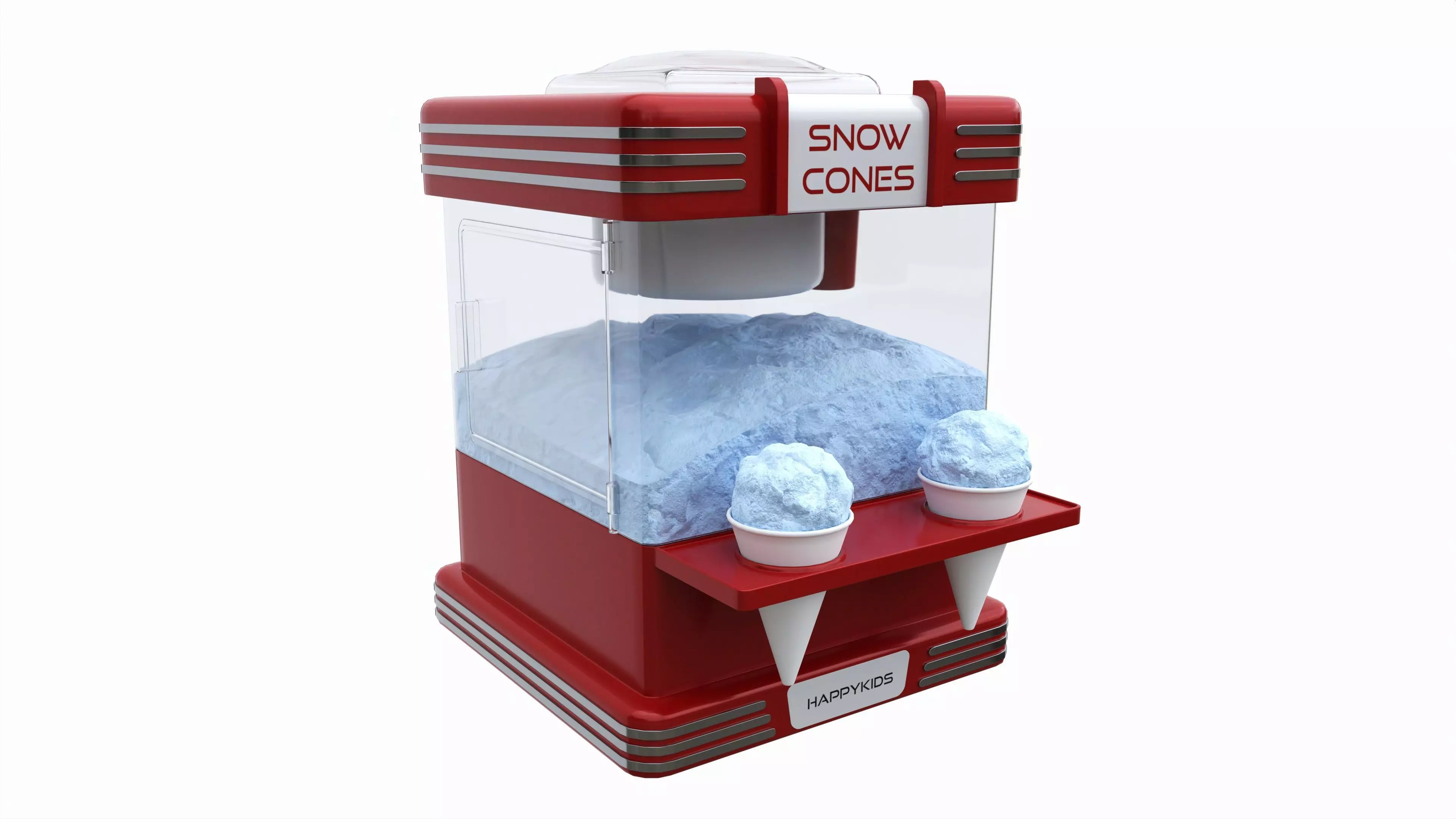 Vintage Snow Cone Ice-Cream Maker 3D model