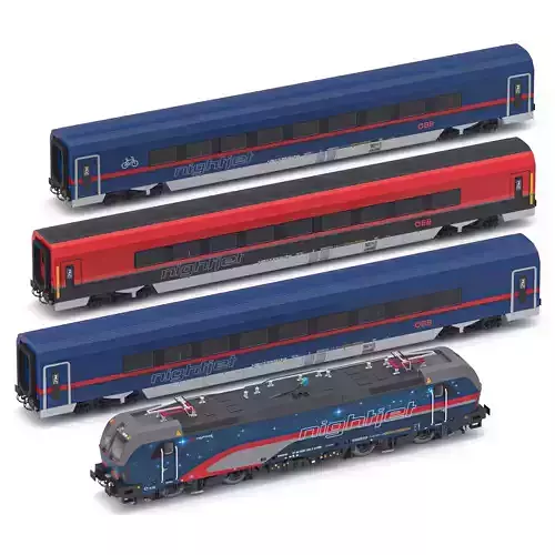 Passenger Train OBB Nightjet Collection 1