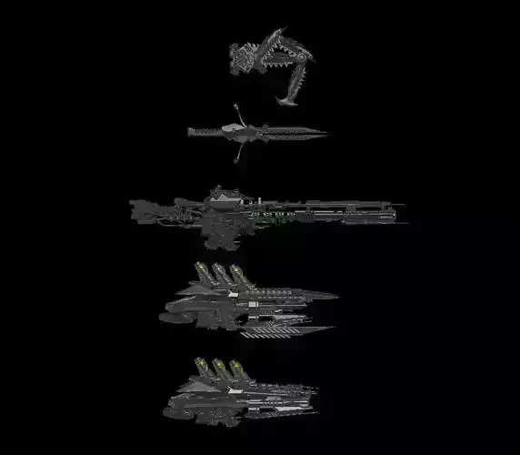 Lockdown weapons from transformers 3D print model