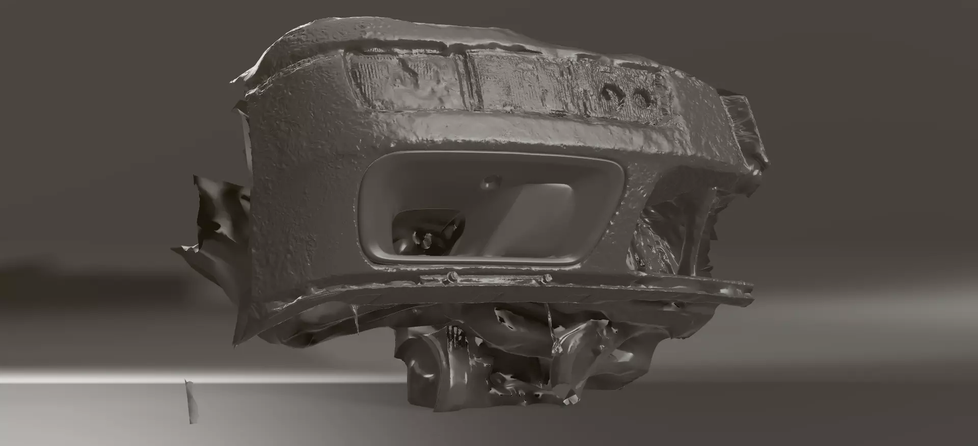 GOLF 3 COLD AIR INTAKE 3D print model_0