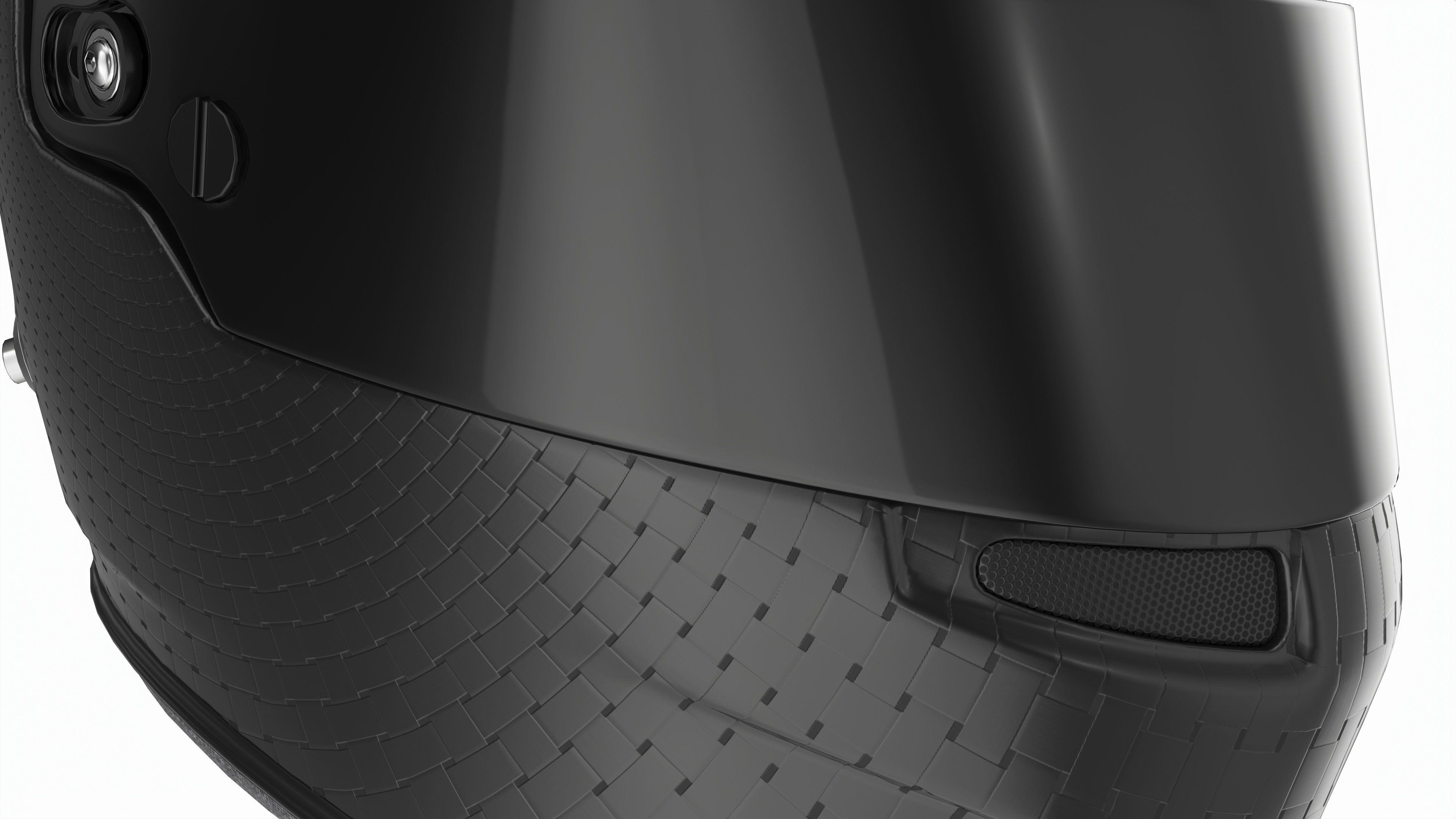 Formula Racing Helmet 3D model_4