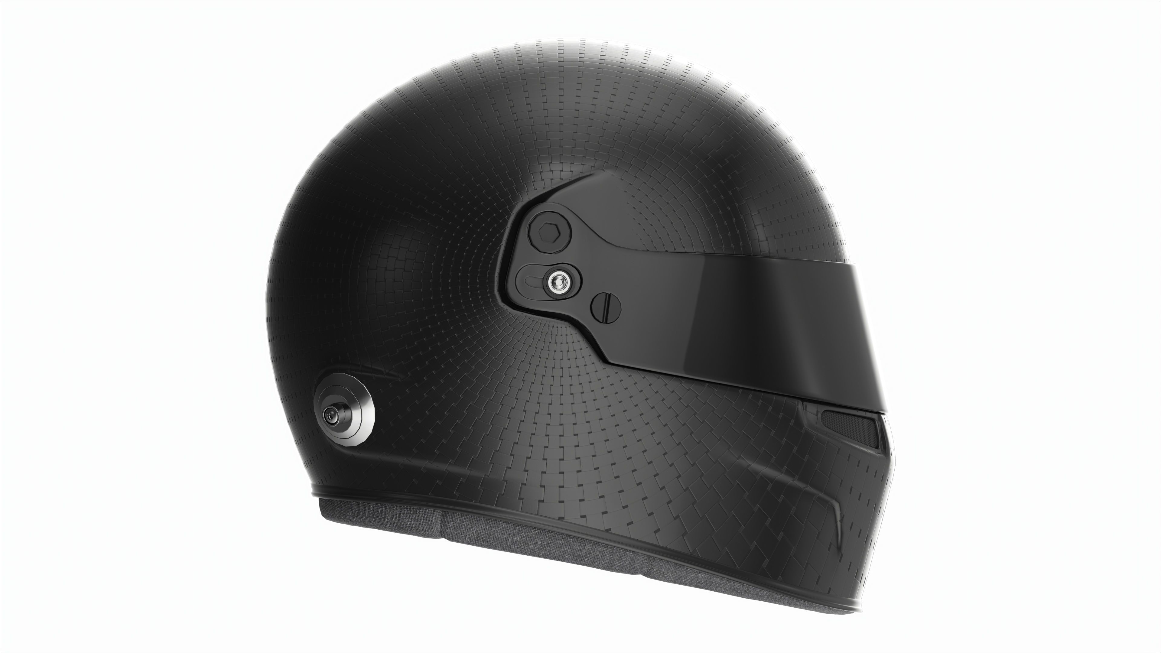 Formula Racing Helmet 3D model_6