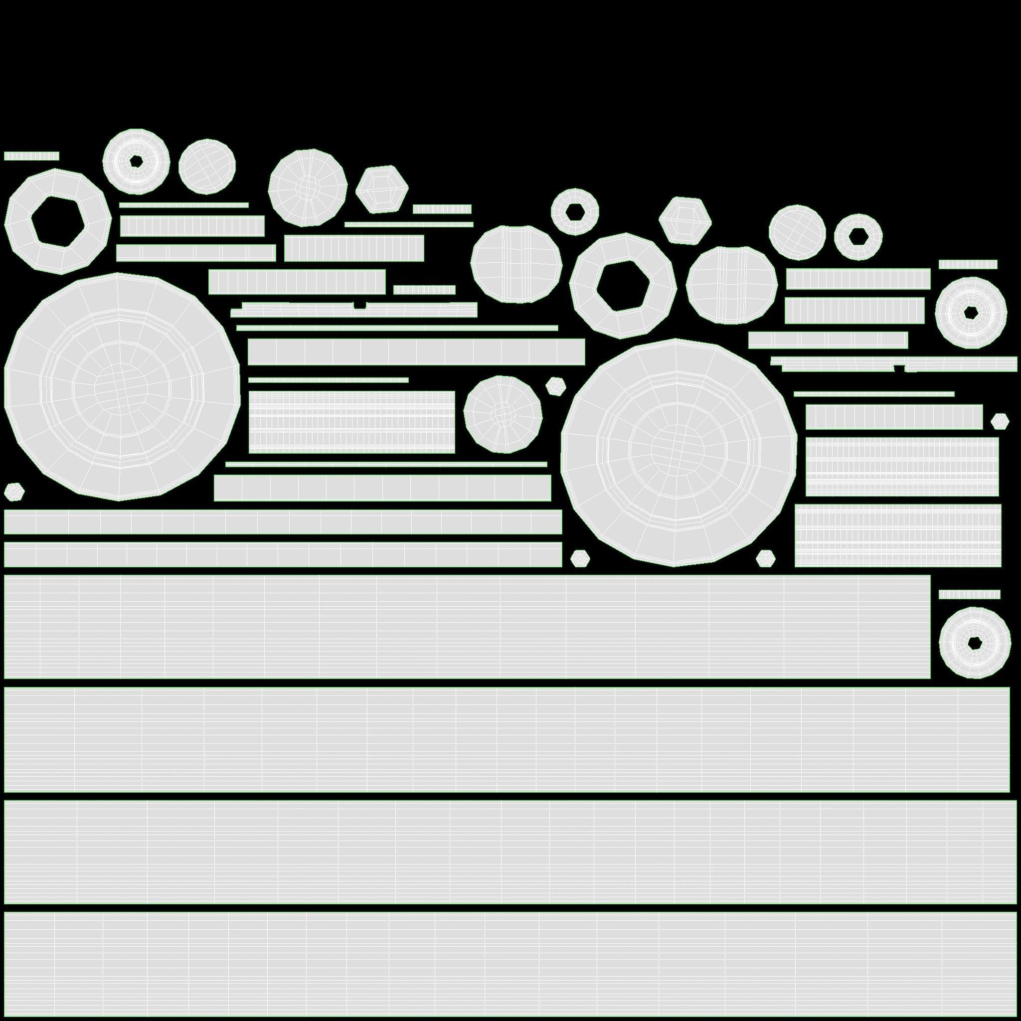 Formula Racing Helmet 3D model_11