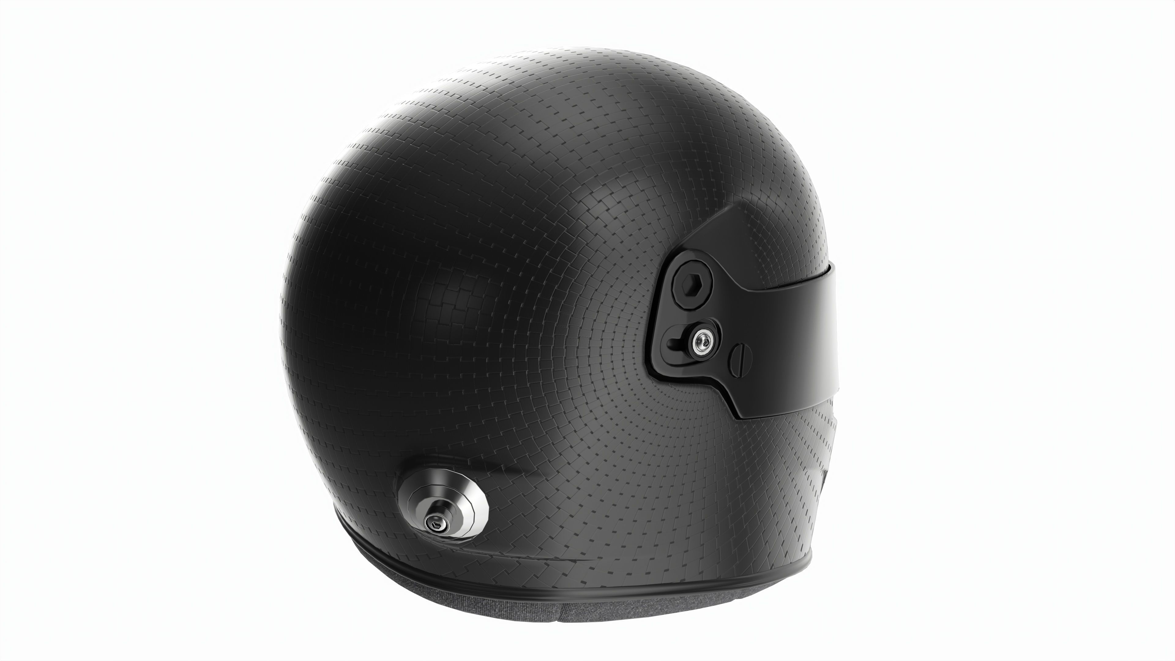 Formula Racing Helmet 3D model_2