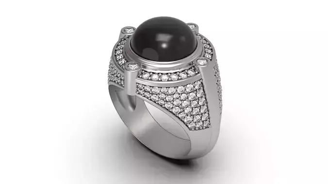 men ring diamond