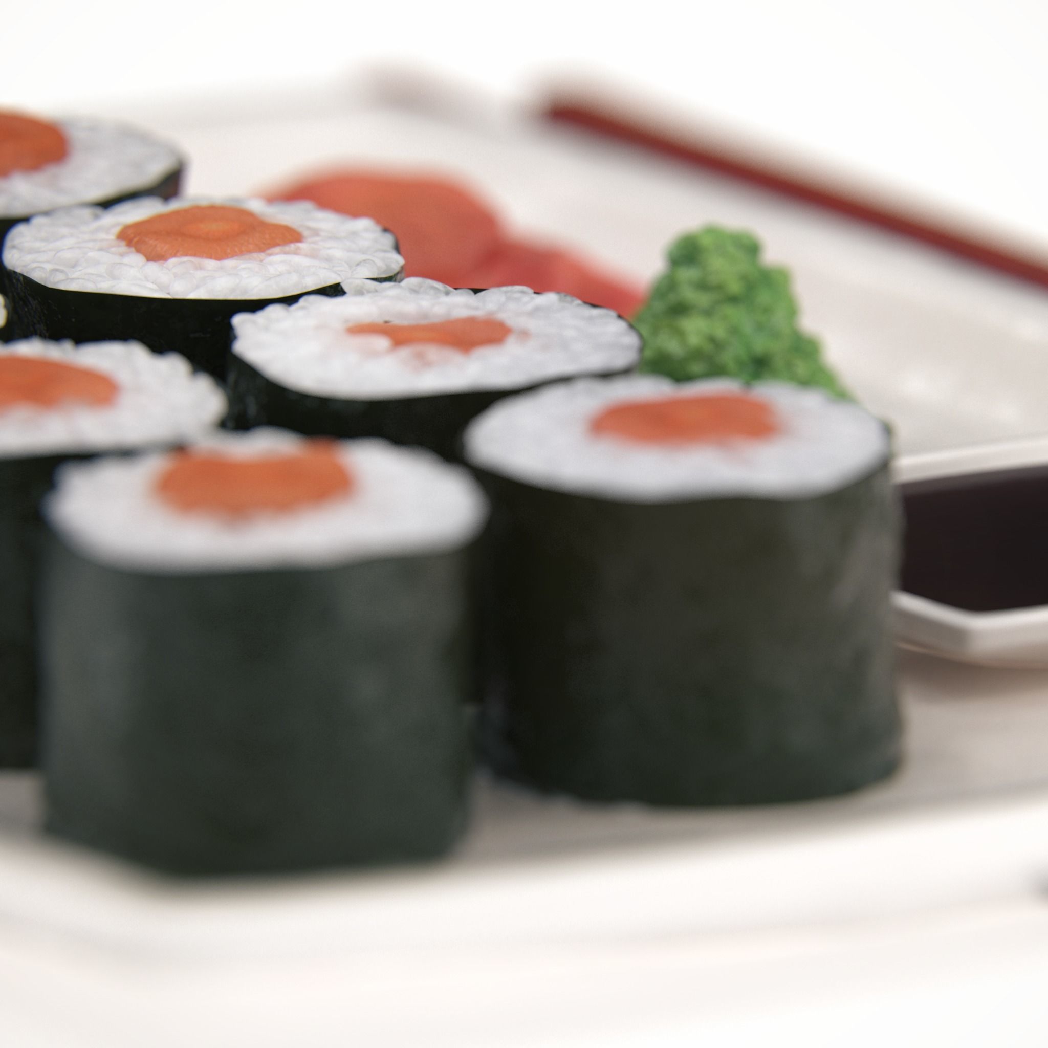 Realistic sushi plate 3D model_7