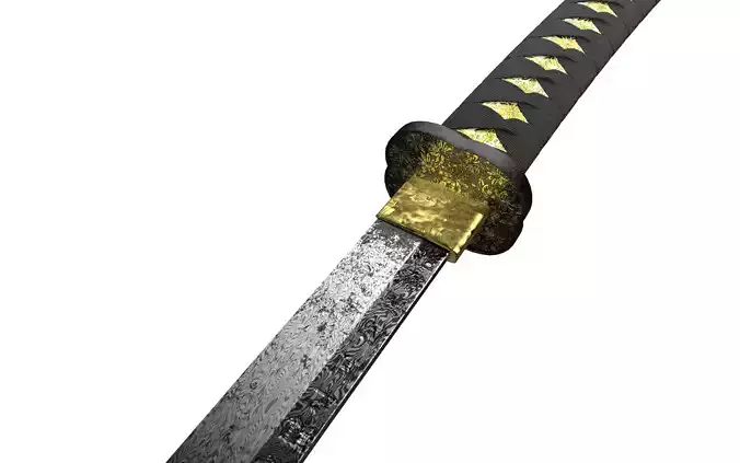 Damascus Katana