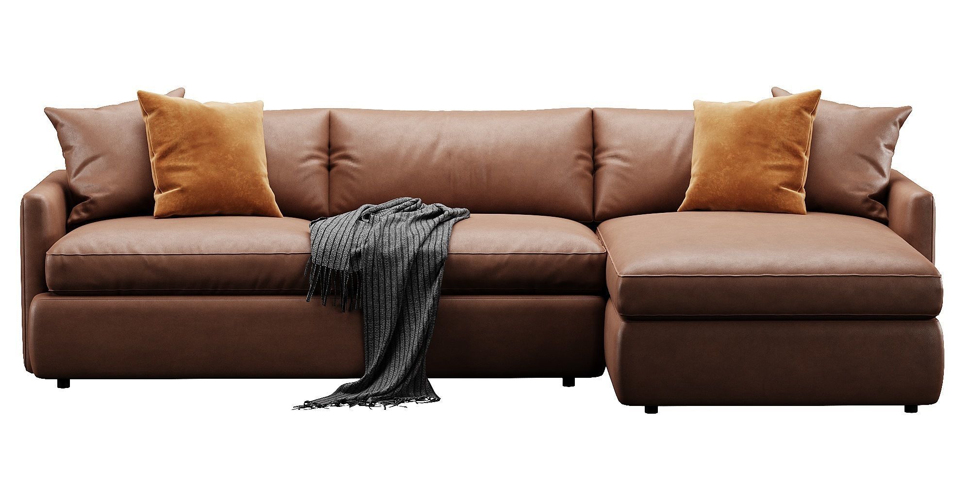 Crate and Barrel Lounge sofa 3D model_5