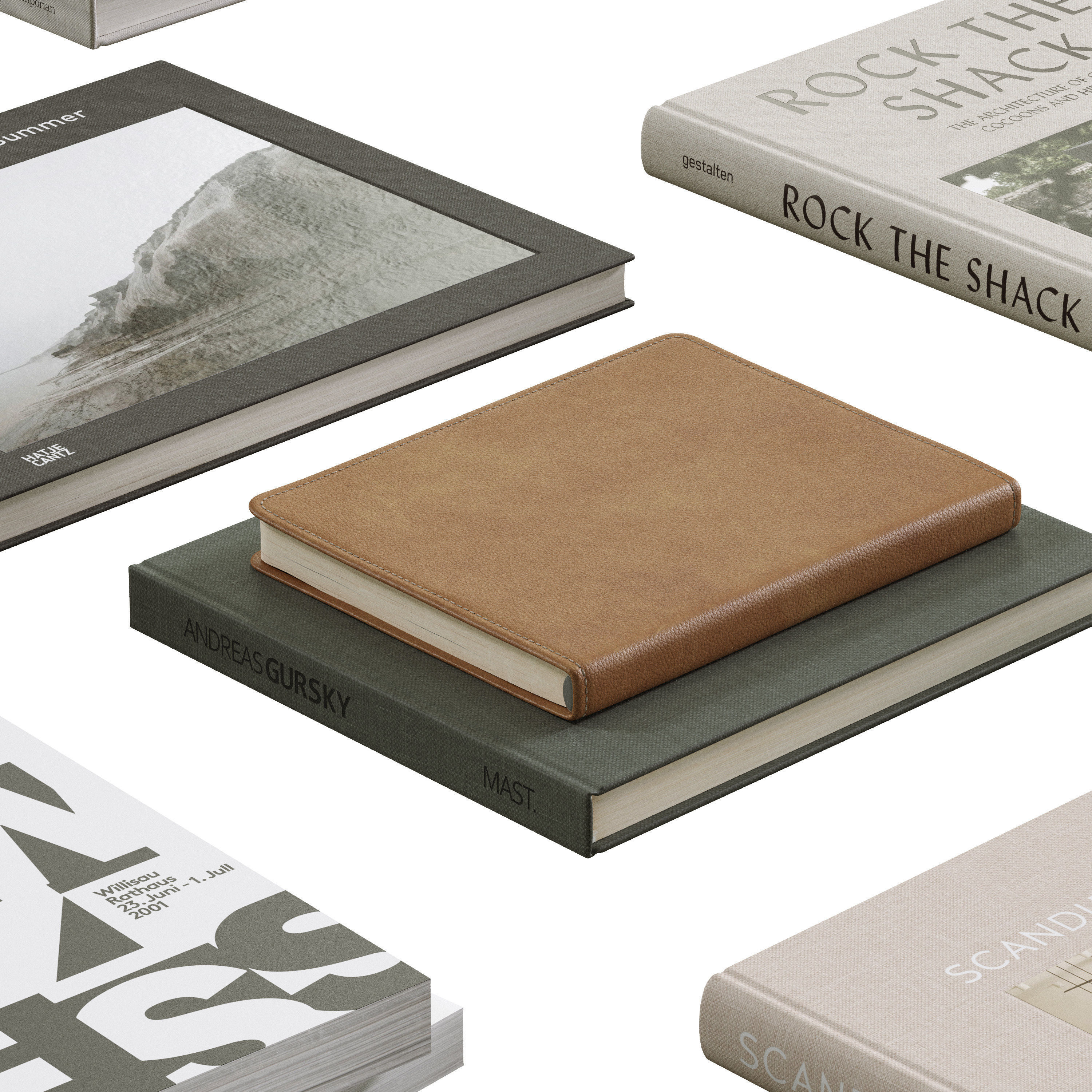 Coffee Table Books 5 3D model_2