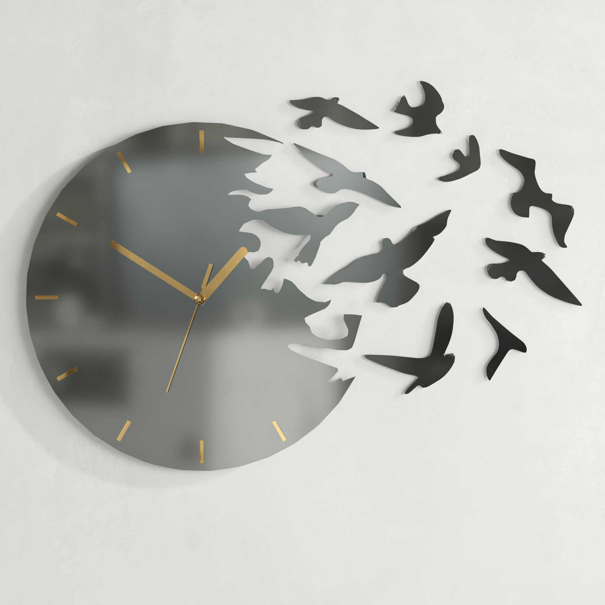 wall clock 52 3D model_2