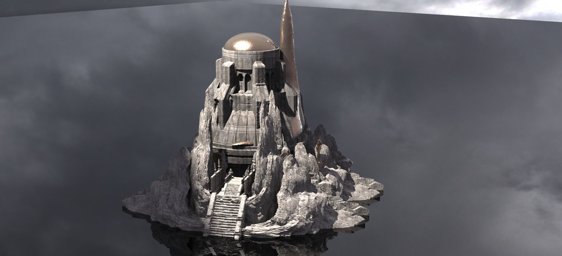 Set oracle rocks 3D model_1