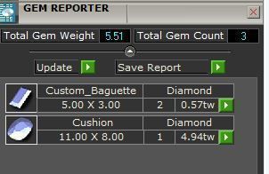 3 -stone cushion ring 3D print model_8