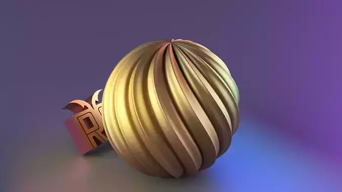 Round Welle candle mold sphere