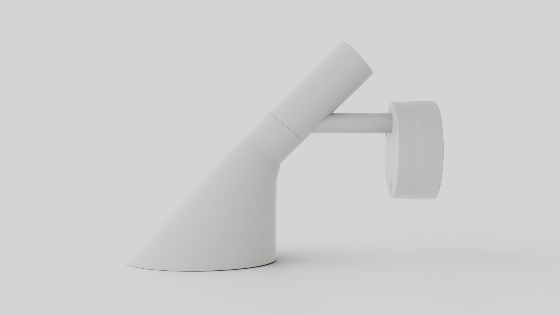 AJ Wall Lamp Low-poly 3D model_4