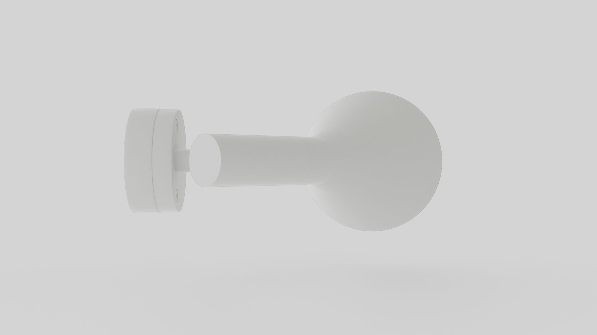 AJ Wall Lamp Low-poly 3D model_5