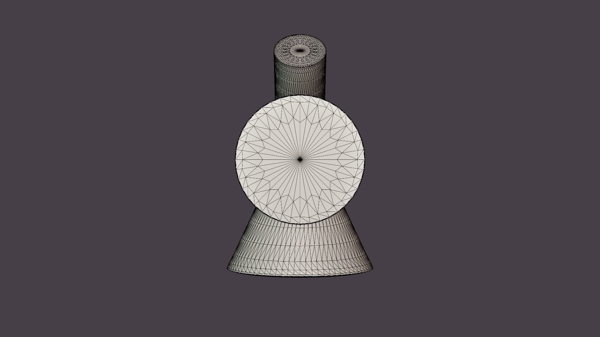 AJ Wall Lamp Low-poly 3D model_8