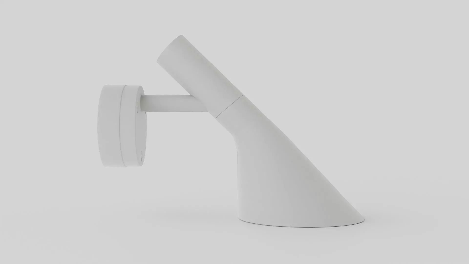 AJ Wall Lamp Low-poly 3D model_0