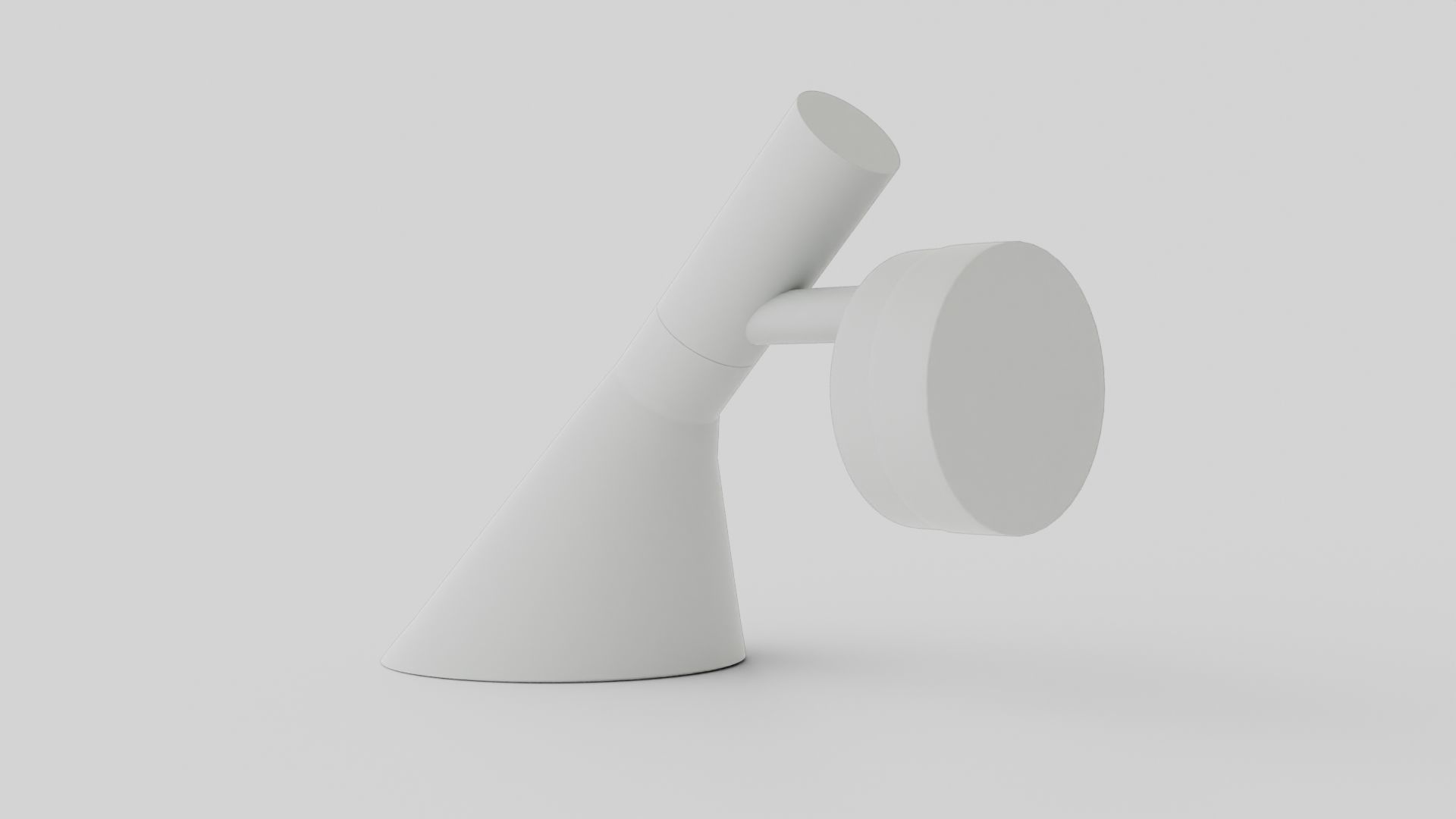 AJ Wall Lamp Low-poly 3D model_3