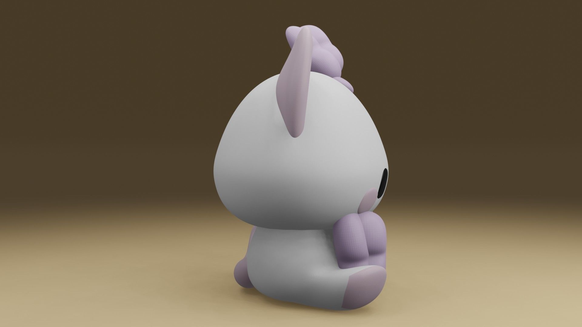 cute cat 3D print model_9